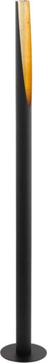 Eglo barbotto vloerlamp - gu10 - 136,5 cm - zwart goud