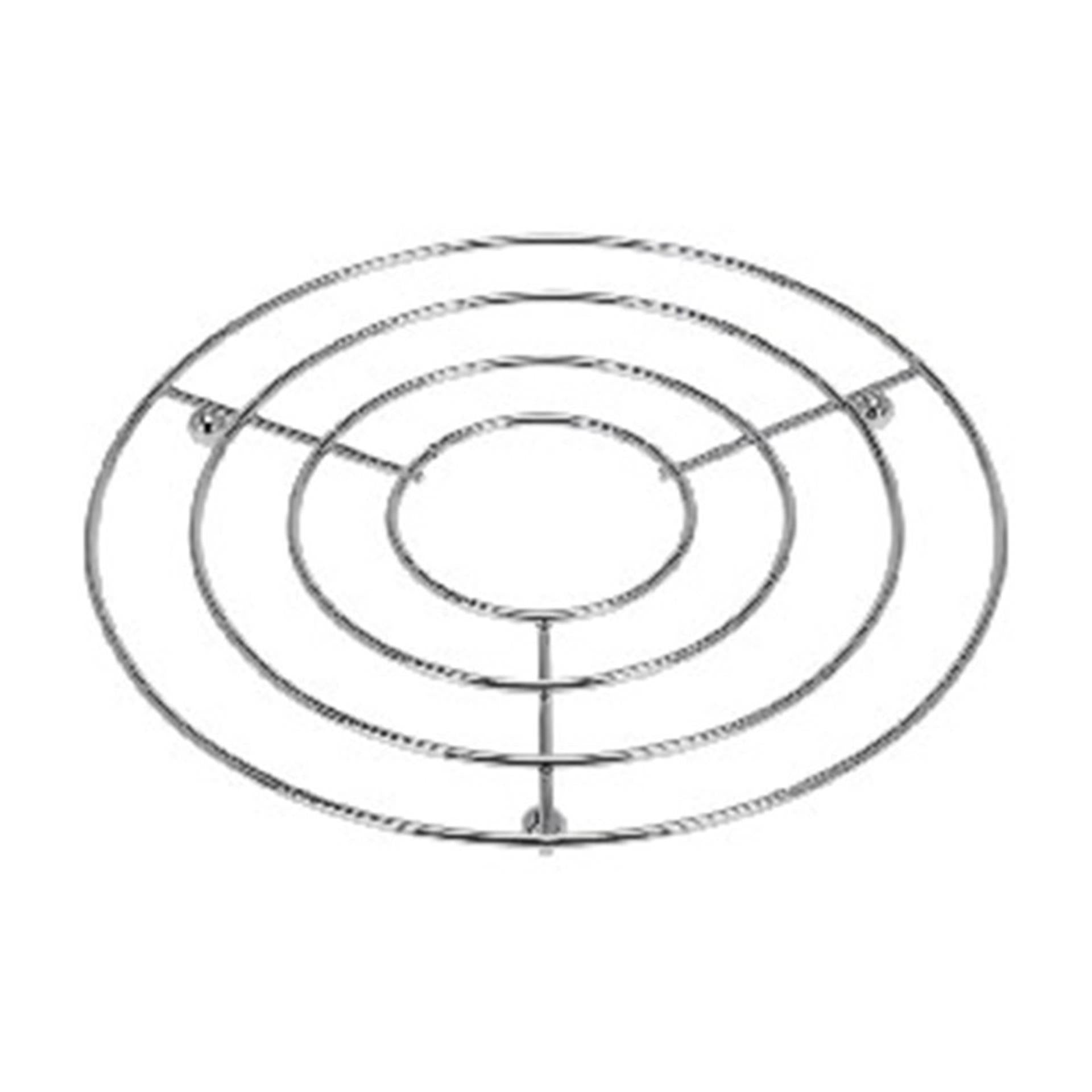 Excellent houseware onderzetter chroom 20cm onderzetter chroom 20cm