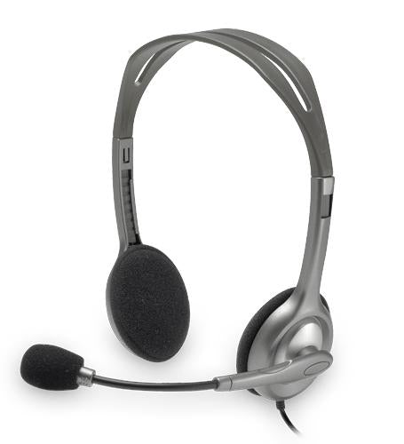 Logitech logitech 981-000271 h110 stereo headset [3.5mm,. microphone, binaural, black]