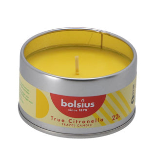 Bolsius outdoor blik true citronella 87 49mm