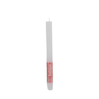 Bolsius dinerkaars rustiek wolken wit | 9 stuks