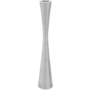 Vtwonen kaarsenhouder zilverkleurig 30,5 cm | 2 stuks