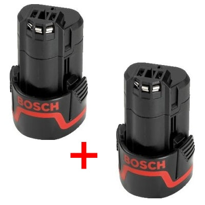 Bosch blauw 12v accu (10,8v) 2.0ah li-ion | duopack - 1600z00040