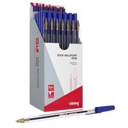 Balpen niceday sbm1.0 blauw 0,4 mm 50 stuks