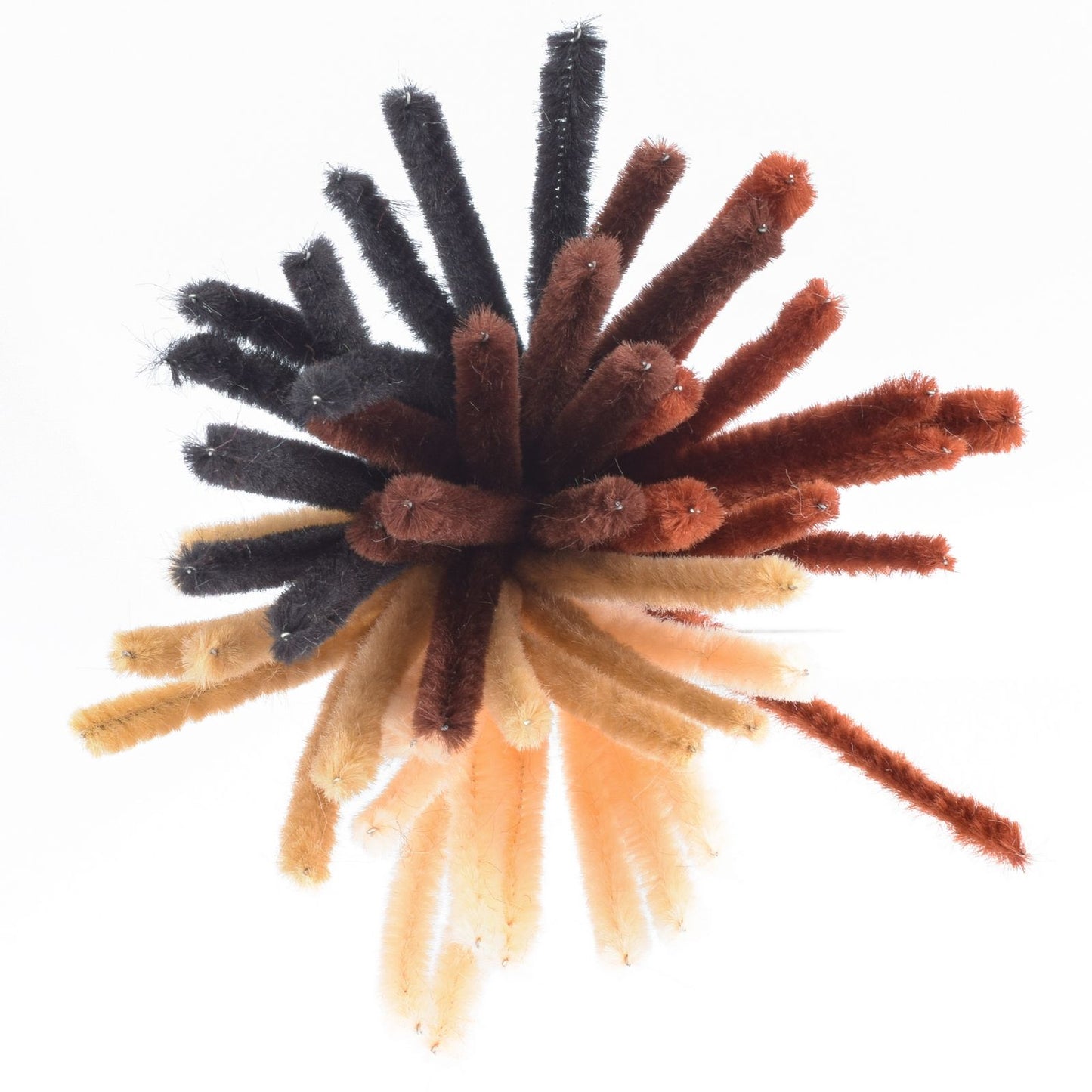Vaessen creative • chenilledraden 6mm 50st. 30cm bruin