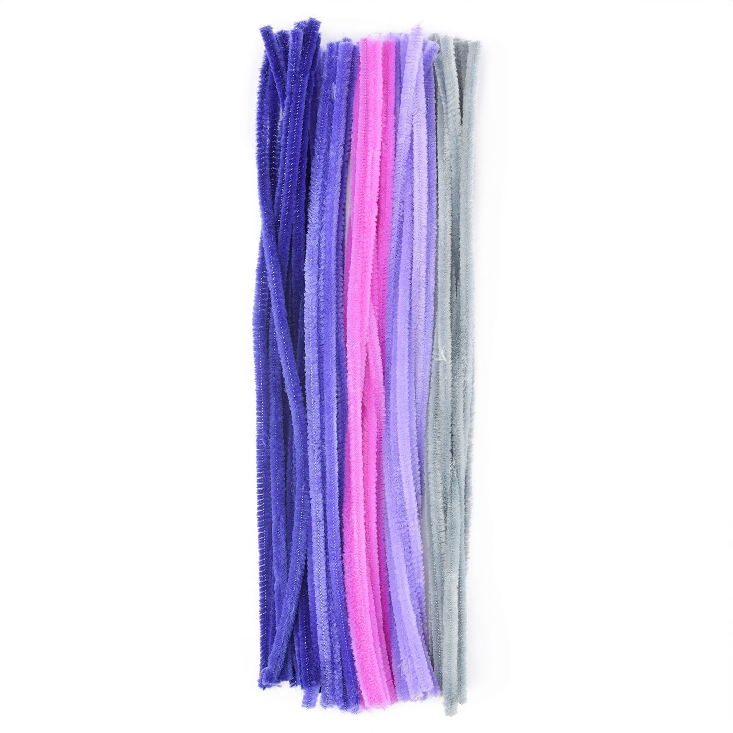 Vaessen creative • chenilledraden 6mm 50st. 30cm paars