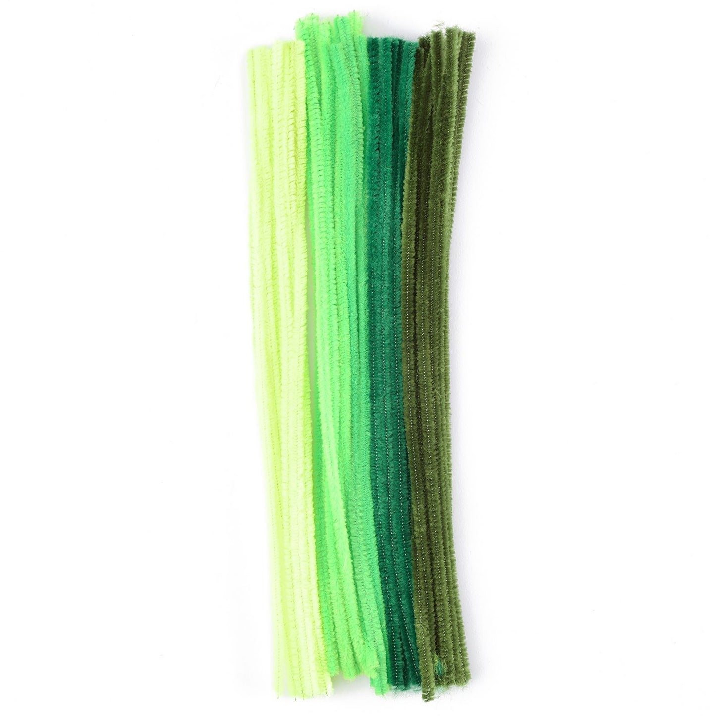 Vaessen creative • chenilledraden 6mm 50st. 30cm groen
