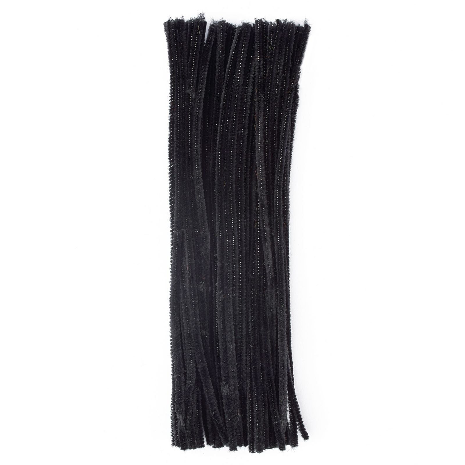 Vaessen creative • chenilledraden 6mm 50st. 30cm zwart
