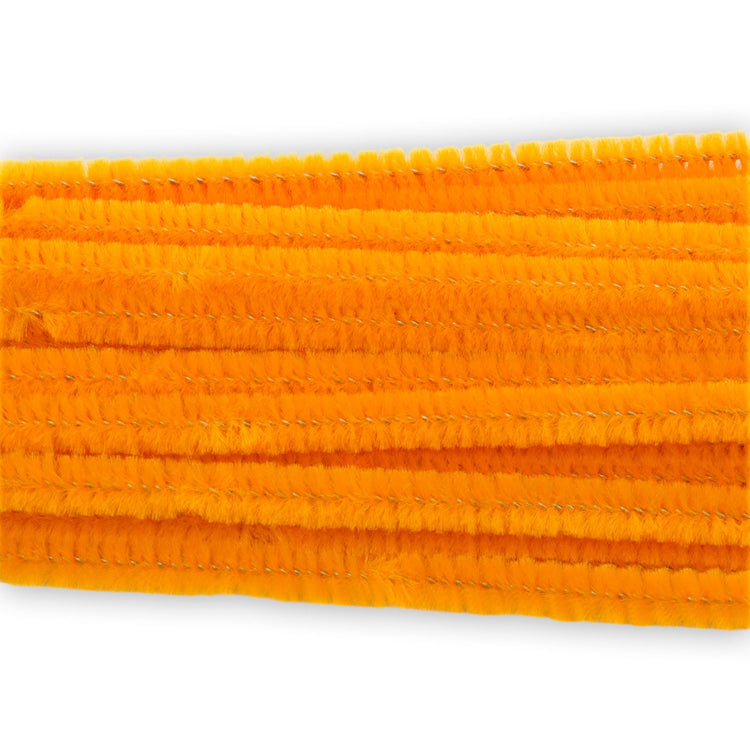 Vaessen creative • chenilledraden 6mm 25st. 30cm donkergoud