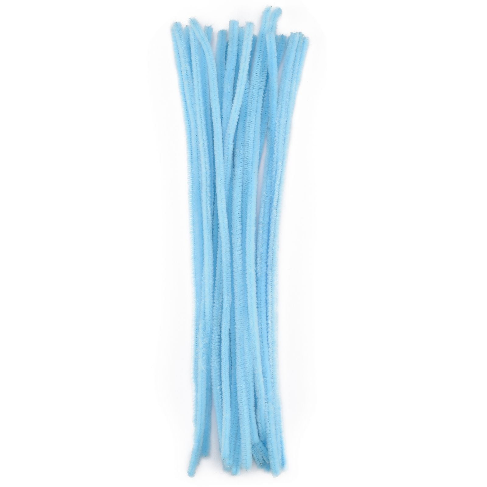 Vaessen creative • chenilledraden 6mm 25st. 30cm lichtblauw