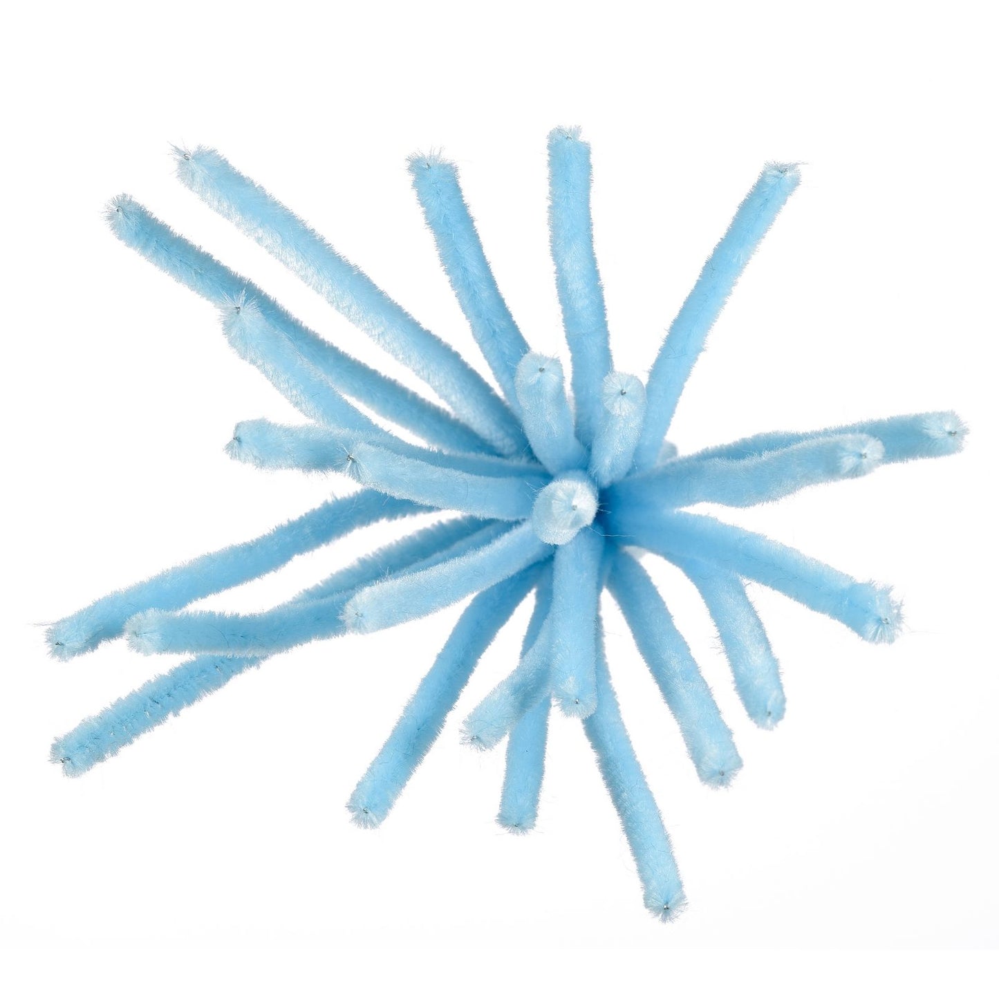 Vaessen creative • chenilledraden 6mm 25st. 30cm lichtblauw