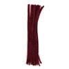 Vaessen creative • chenilledraden 6mm 25st. 30cm bordeauxrood