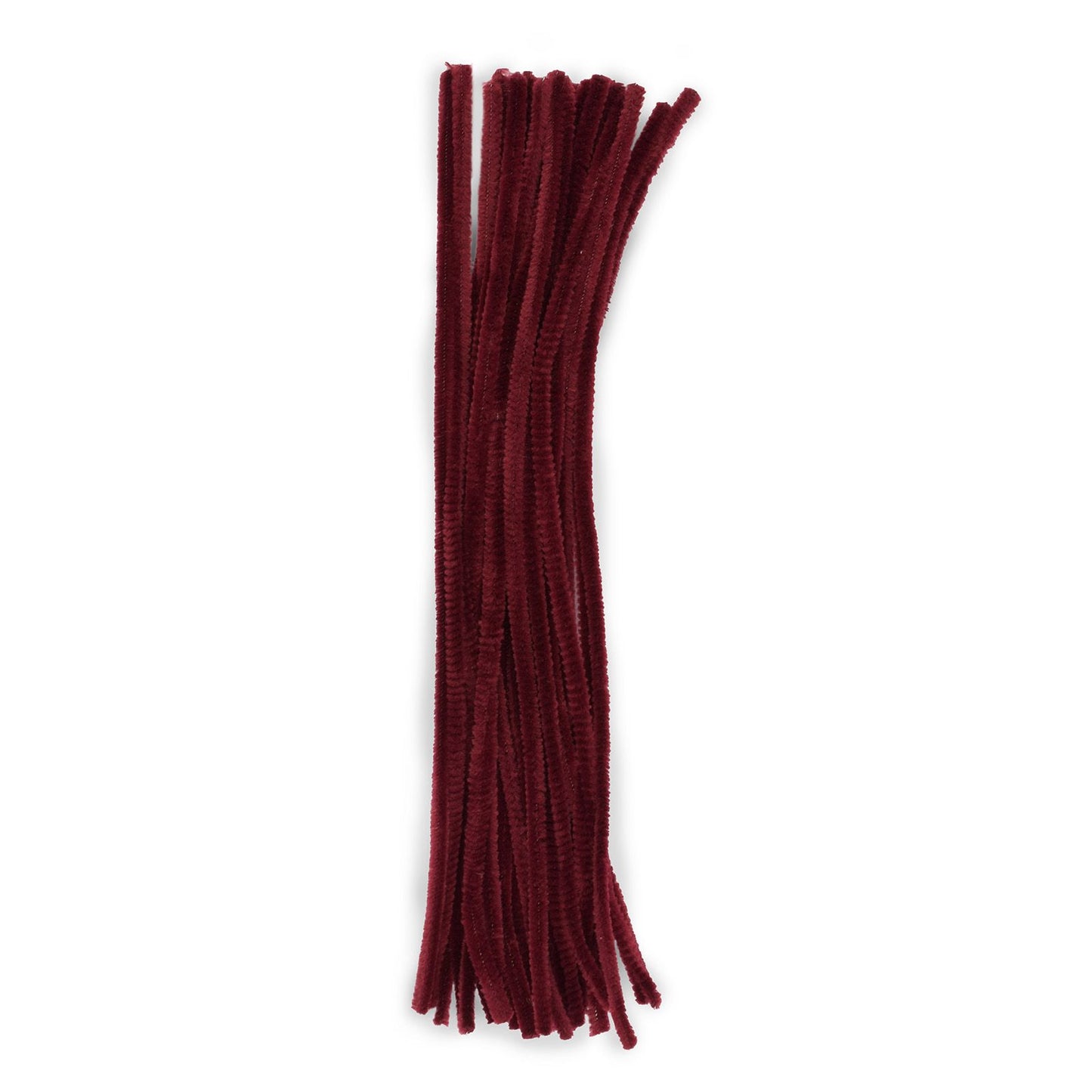 Vaessen creative • chenilledraden 6mm 25st. 30cm bordeauxrood