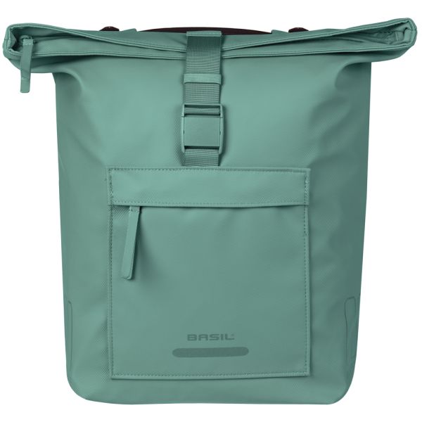 Basil b.v. dubbele fietstas basil brooklyn mik 41l 14 x 30 x 37 cm - groen