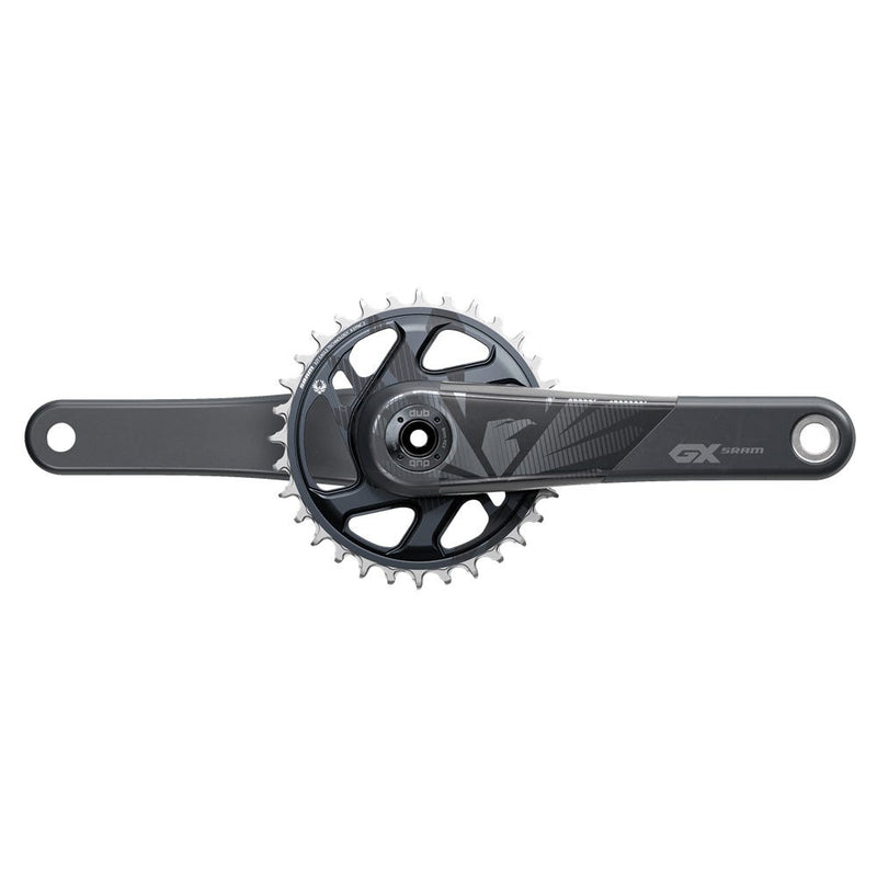 Sram crankset gx eagle dub carbon 12 speed x-sync-2 32t 175mm glans zwart