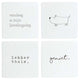 No brand onderzetters wandtegels 10 x 10 cm set van 4 | 8 stuks