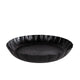 No brand onderbord m oud zwart metaal 34x34x4 cm | 2 stuks