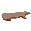 No brand borrelplank koe naturel mango 41x26x1,6 cm | 2 stuks