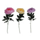 No brand kunst bloem pioenroos 77 cm | 12 stuks