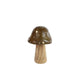 No brand sculptuur paddenstoel peter mango 9x8x13cm | 4 stuks