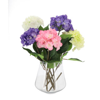 No brand hortensia single l 84cm | 12 stuks
