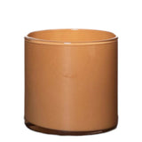 Vaas cilinder astra solid apricot oranje h10 d10 | 6 stuks - afbeelding 1