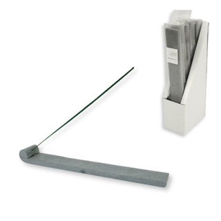 Wierookhouder speksteen grijs 27,5 cm | 4 stuks