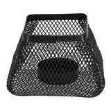 No brand theelichthouder sjoerd staal 13x13x10 cm | 4 stuks - afbeelding 1