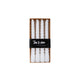 No brand tafelkaars twist wit 4uur 4stuks 2,2x2,2x19cm | 12 stuks