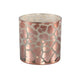 No brand windlicht desiree giraffeprint roze 15 cm | 2 stuks