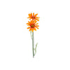 No brand kunst bloem madeliefje oranje zijde 56 cm | 4 stuks