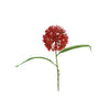 Kunstbloem allium ball oranje pe 55cm | 2 stuks