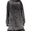 No brand hoodie sherry 70 x 110 charcoal grey