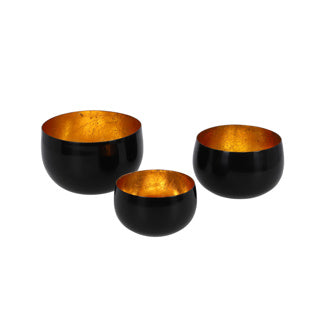 Schaaltjes marrakech black royal set van 3 | 4 stuks