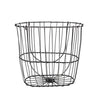 No brand tas jill grijs metaal 24x13x22cm | 4 stuks