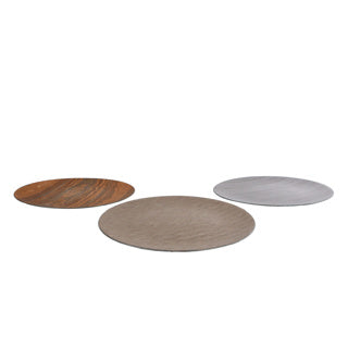 Onderbord bjorn hout fineer 33 cm 3 assorti