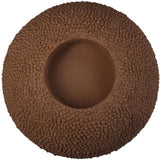 No brand theelichthouder concrete brown 15x15x15cm - afbeelding 2