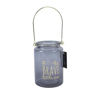 Gusta theelichthouder 'be brave little one' 15 cm | 2 stuks