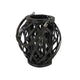 No brand windlicht hamada zwart 22 cm | 4 stuks