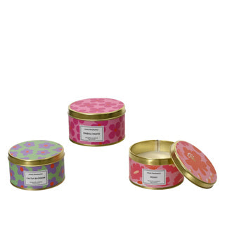 Geurkaars wax in blik 3 assorti | 4 stuks