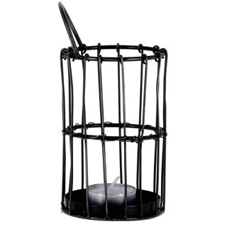 Opbergbakje jill grijs metaal 8x8x17cm