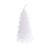 No brand kaars boom wit 6,5 x 12,5 cm | 4 stuks