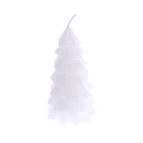 No brand kaars boom wit 6,5 x 12,5 cm | 4 stuks - afbeelding 2