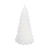No brand kaars boom white 10x10x20cm | 4 stuks