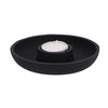 No brand kaarsenhouder aluminium black 13.5x13.5x2.5cm | 2 stuks