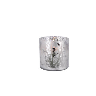 No brand ptmd theelichthouder winty white xl 15 cm | 2 stuks
