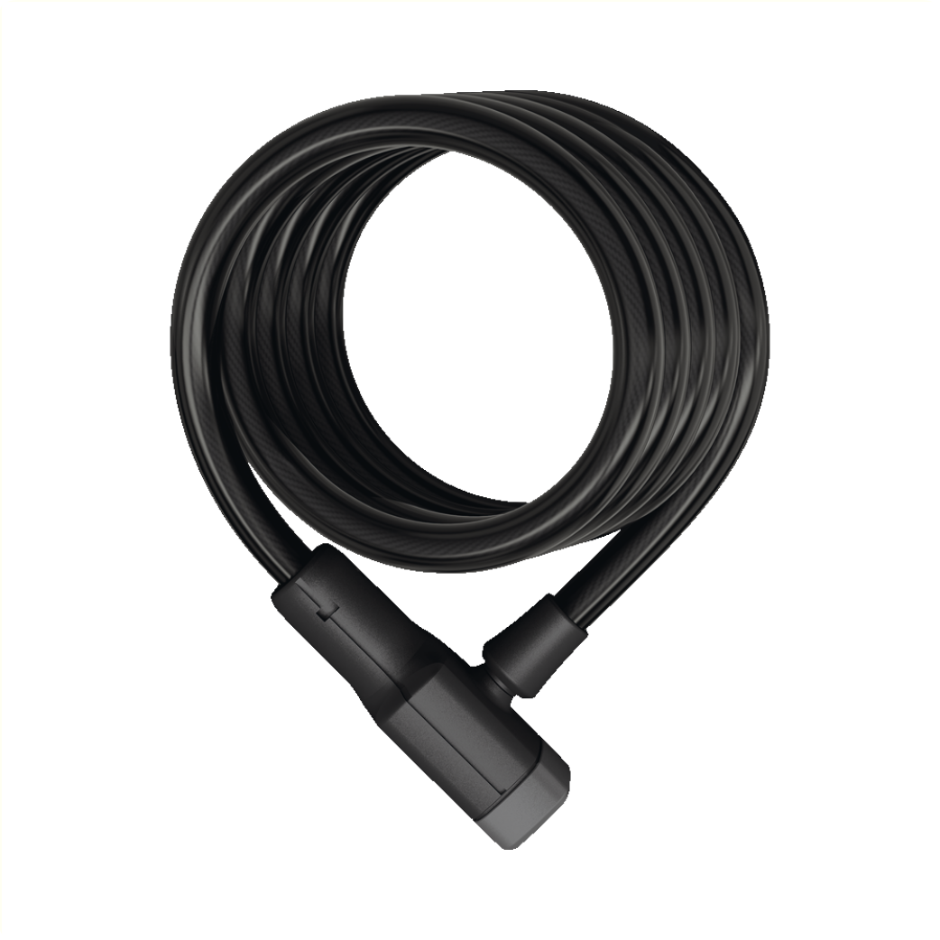 Abus coil cable-lock booster 6512k black 180cm