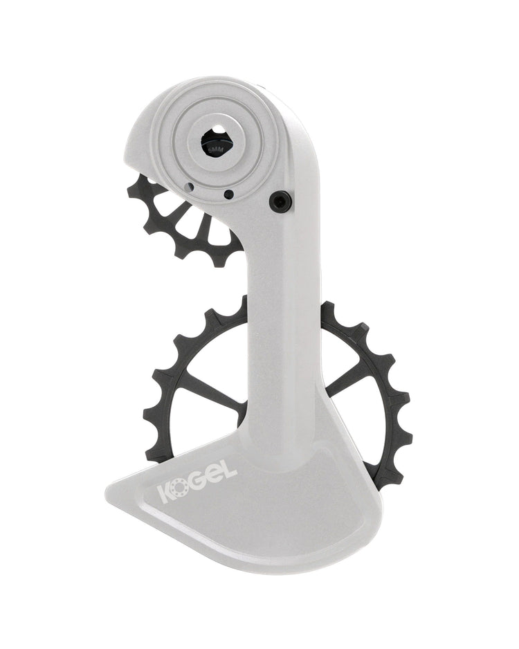 Sram kogel derauilleurkooi oversized kolossos speed red axs road grijs (raw)