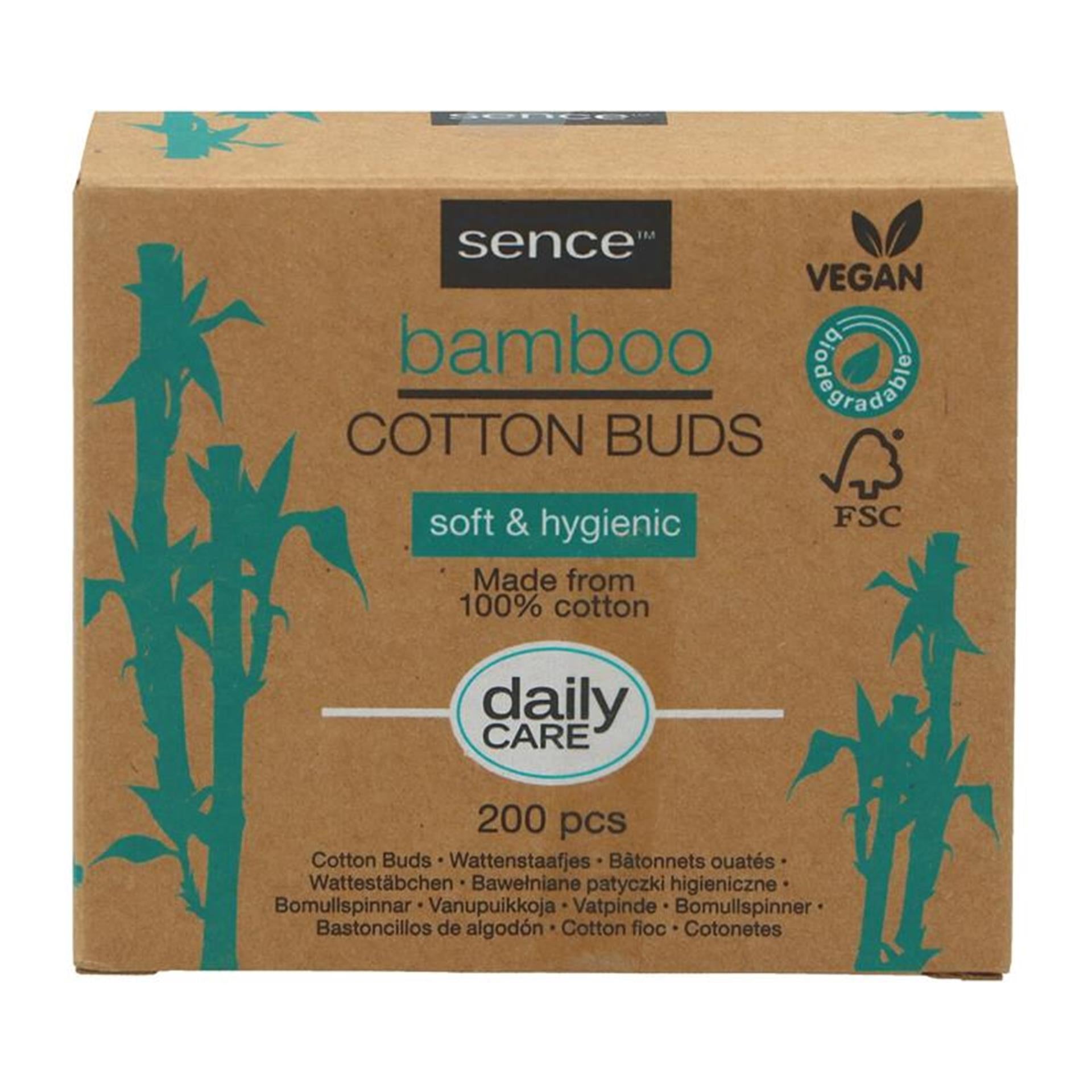 Sence bamboe wattenstaafjes 200pcs