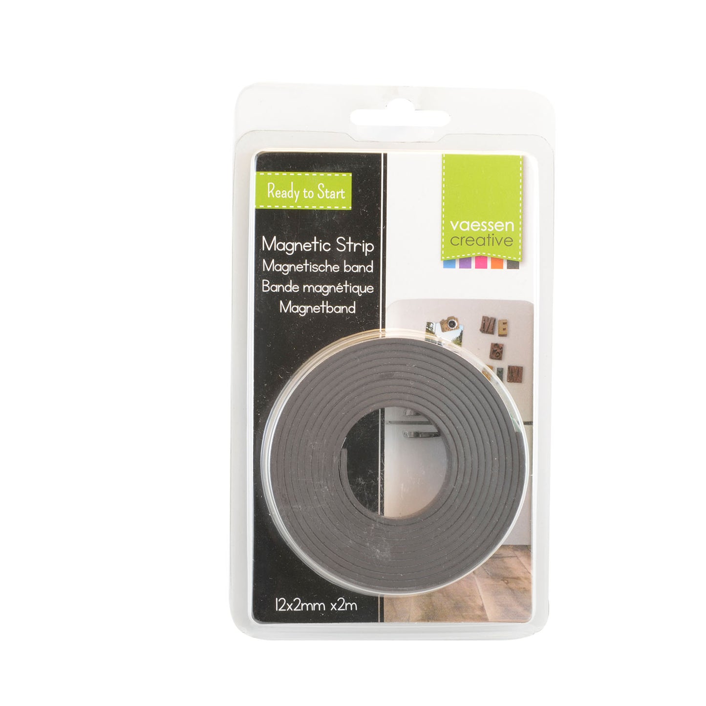 Vaessen creative • magnetische strip 12mmx2mmx2m
